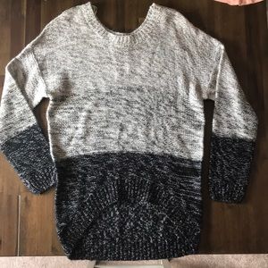 Grey - black ombré sweater